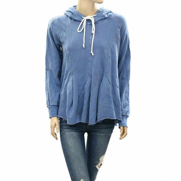 Pilcro & The Letterpress Anthropologie Flynn Hoodie Sweatshirt Top XSP - Picture 7 of 10